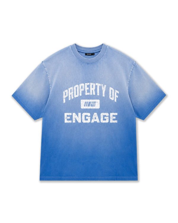 Property Of Oversized T-Shirt (Blue)